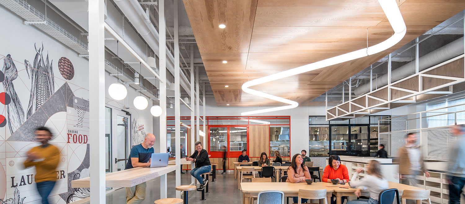 Morrissey Engineering provided design services for the Linkedin Omaha headquarters. 